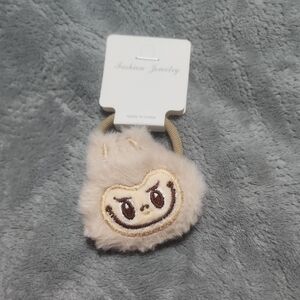 Cute Beige Kids Hair Tie
